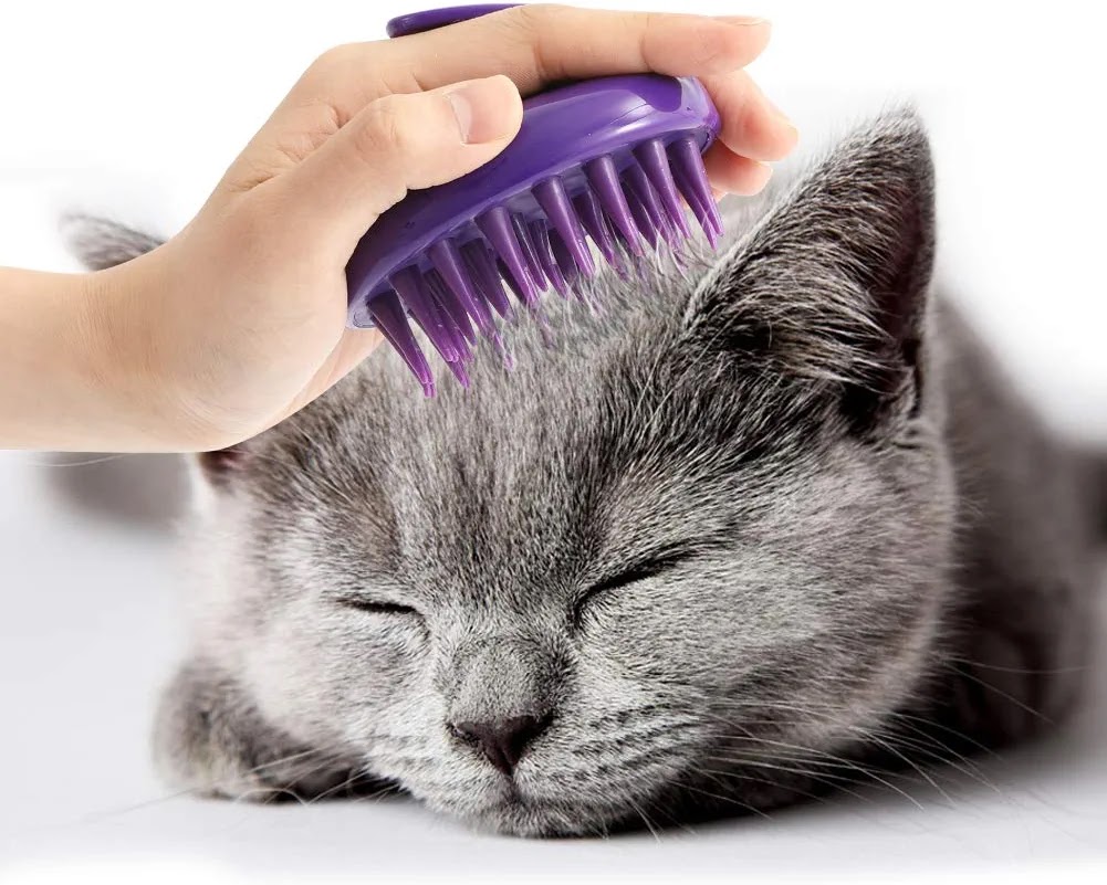 Soft Dual Rubber Pins Cat Brush